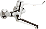 Ideal Standard Ceraplus wandmengkraan veilige sluiting over koud uitloop 15º 18cm chroom B8222AA