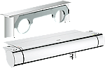 Grohe Grohtherm 2000 douchethermostaat m. koppelingen m. tray HOH=15cm chroom 34469001