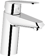 Grohe Eurodisc Cosmopolitan wastafelkraan m. gladde body m. 35mm ES cartouche (koude start) chroom 2338220E