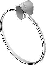 Geesa Wynk handdoekring chroom 91450402 