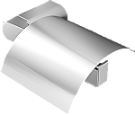 Geesa Wynk closetrolhouder m. klep rechts chroom 91450802R 