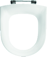 Pressalit Projecta-D closetzitting zonder deksel universeel scharnier topmontage wit 879011DC7999