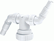 McAlpine Koppel-/hulpstuk afvoergarnituur 0052965