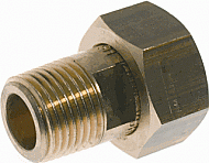 VSH 2-delige koppeling messing 3/4" x 1/2" binnendraad x buitendraad 0406329
