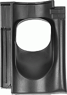 Ubbink doorvoerpan kunststof 131mm 25-45° VH 1-pans 0170026 