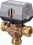 Honeywell 3-wegklep 22mm klem 24 V VC8610MF6004U