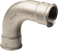 Nefit Industrial Fitting met 2 aansluitingen Gegalvaniseerd 9180020005