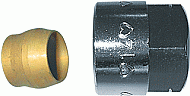Herz aansluit koppeling CV / koper 15mm - M22 1628404