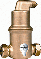 Spirovent Luchtafscheider Horizontaal 22 mm klem AA022 Spirovent Luchtafscheider Horizontaal 22 mm klem AA022