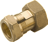 Raminex 2-dlg koppeling 1" wartel x 22 mm knel 20009 Raminex 2-dlg koppeling 1" wartel x 22 mm knel 20009