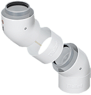 Vaillant Concentr. RGA/LTV hulpstuk 2 aansl. 303211