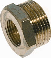 Universeel Messing draadfitting verloopring 1.1/2" x 1" buitendraad x binnendraad 0410949