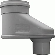 Burgerhout broekstuk 100/100 naar 100/150 mm, PP, hoh 140 mm 400452933