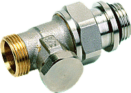 Comap Sar voetventiel vernikkeld recht 1/2"x M22 Kvs = 1,80 m3/h 7002050 