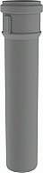 Burgerhout Bm-pp rookgaspijp ø100 l=1000mm PP grijs 400452134 