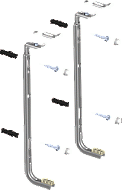 Rofix Dubbele radiatorwandconsole Trias 50001797
