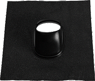 Ubbink doorvoerpan ubiflex 214mm 25-45° 700x1000 zwart 0174040 