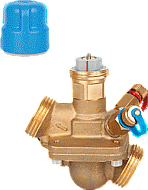 Danfoss combinatieafsluiter AB-QM DN25 1 1/4" m. meetnippels 003Z1214  Danfoss combinatieafsluiter AB-QM DN25 1 1/4" m. meetnippels 003Z1214
