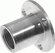 Universeel Verchroomde draadfitting zolderplaat 1/2" 1 x binnendraad 0451187