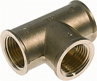 VSH Draadfitting T-stuk 1/2" binnendraad messing 0412247