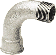 Nefit Industrial Fitting met 2 aansluitingen Gegalvaniseerd 9180010004