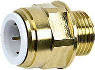 John Guest Fitting met 2 aansluitingen Speedfit MW011504NLF