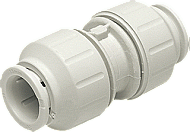 John Guest Fitting met 2 aansluitingen Speedfit PEM0428W