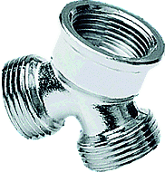 Ponnoplastic Fitting met 3 aansluitingen 050023