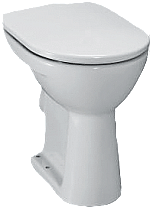 Jika Lyra Plus closetpot PK vlakspoel +6cm wit H8253860000001