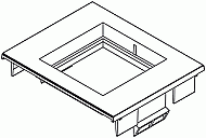 REHAU Afdekraam schakelmateriaal SIGNA 17017211510 REHAU Afdekraam schakelmateriaal SIGNA 17017211510