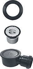 Aco FlexDrain puthuis PP laag compleet, stankslot 30mm 405763COMPL  Aco FlexDrain puthuis PP laag compleet, stankslot 30mm 405763COMPL