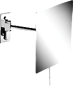 Geesa Mirror Collection scheerspiegel 1-armig 15x22.5cm 3x vergrotend 911083 