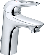 Grohe Eurostyle New wastafelkraan M-size m. ketting m. open greep chroom 33557003 