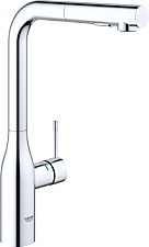 Grohe Essence keukenkraan met uittrekbare dual spray chroom 30270000