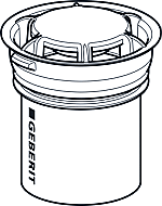 Geberit hybride sifon v. urinoirs 116066001 
