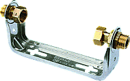 Raminex watermeterbeugel laag model / 3/4" x 3/4" bui.dr. 156238