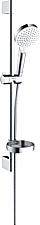 Hansgrohe Crometta glijstangset m. Crometta Vario handdouche m. Casetta zeepschaal 65cm chroom/wit 26553400 