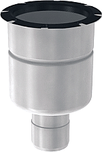 Aco Puthuis m.stelrand onder 75mm stankslot onder rvs EG200 408049