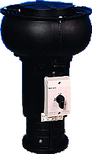 Itho CVD-S ECO pijpdakventilator met gelijkstroommotor met geintegreerde RV en schakelaar 0300406