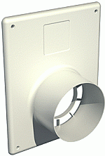 Ubbink Afdekrozet rookgas/luchttoevoerbuis Rolux Flex 0282183