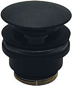 Paffoni Afvoerplug met overloop zwart ZSCA050NO