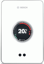 Bosch EasyControl Single slimme kamerthermostaat m. individuele ruimteregeling (tot 20 vertrekken) wit 7736701341