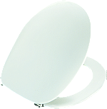 Pressalit 2000 closetzitting met deksel wit scharnier UN4 rvs topfix 124000UN4999