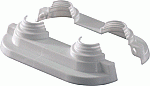 Uponor CV-buisrozet dubbel 14 - 20 mm kunststof wit 1011373