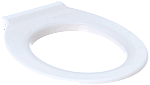 Geberit 300 Comfort closetzitting z. deksel v. mindervaliden antibacterieel m. doorlopende pen wit 501387001 Geberit 300 Comfort closetzitting z. deksel v. mindervaliden antibacterieel m. doorlopende pen wit 501387001