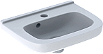 Geberit 300 Basic fontein 40 cm met kraangat rechts zonder overloop wit S8400210000G Geberit 300 Basic fontein 40 cm met kraangat rechts zonder overloop wit S8400210000G