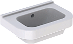 Geberit 300 Basic fontein 36 cm zonder kraangat met overloop wit S8400105000G Geberit 300 Basic fontein 36 cm zonder kraangat met overloop wit S8400105000G