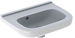 Geberit 300 Basic fontein 40 cm zonder kraangat en overloop wit S8400215000G Geberit 300 Basic fontein 40 cm zonder kraangat en overloop wit S8400215000G