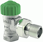 Heimeier Eclipse 300 thermostatische radiatorafsluiter haaks 1/2" 395102000