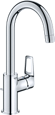 Grohe BauLoop Wastafelmengkraan L-Size (opbouw) chroom 23763001 Grohe BauLoop Wastafelmengkraan L-Size (opbouw) chroom 23763001